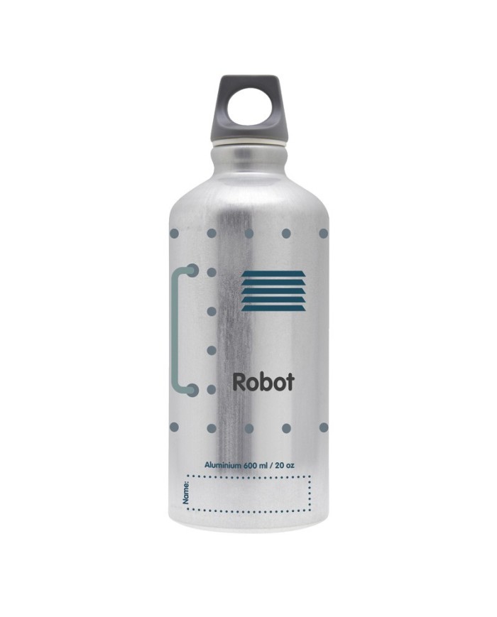 Alu. Láhev 0,6 l. Uzávěr Futura - Robot