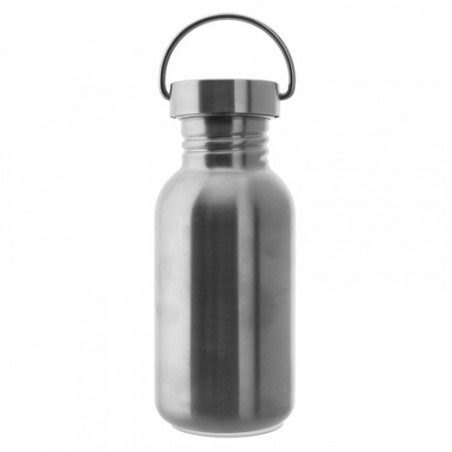 Stainless steel Basic bottle 0.5 L - St. steel scr