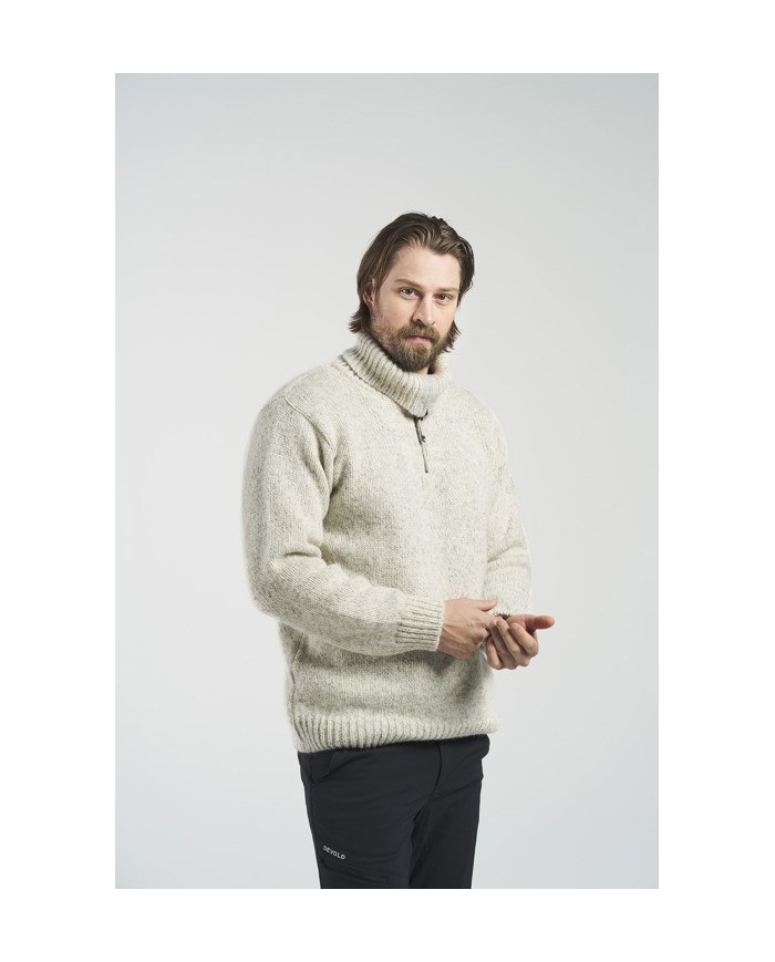 NANSEN WOOL ZIP NECK