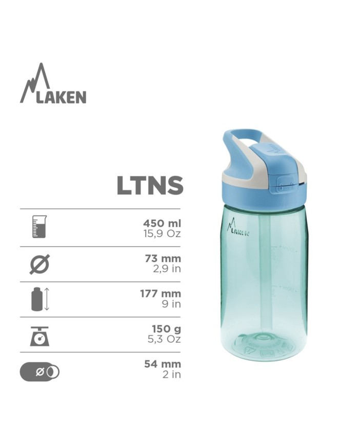 Tritan bottle 0,45 Summit cap Go to the moon