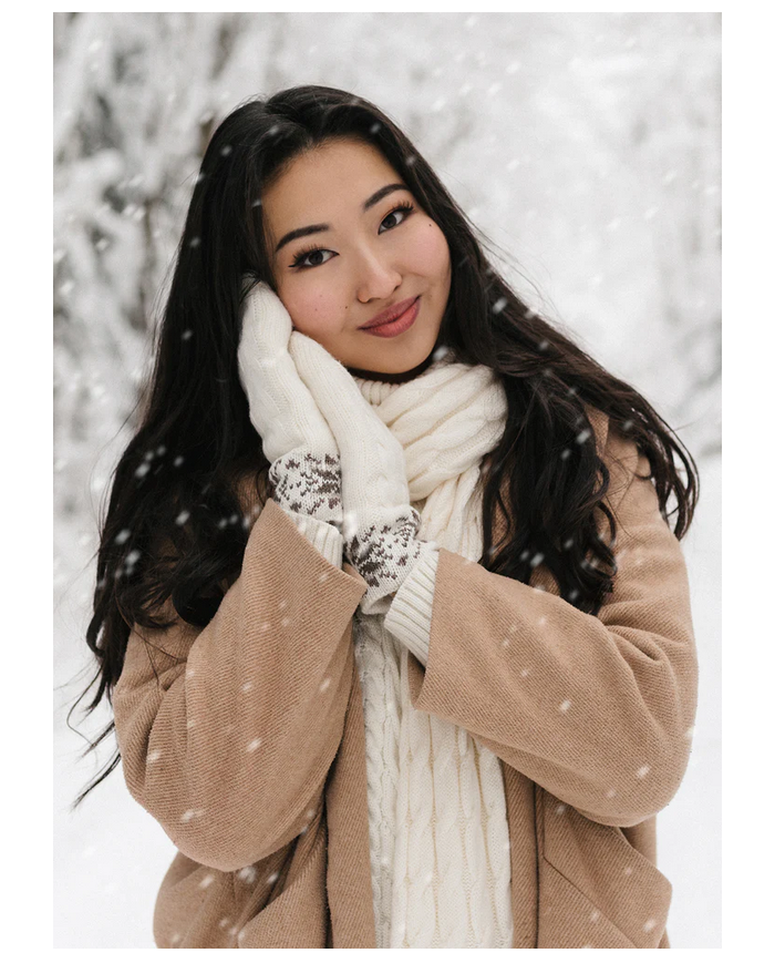 Käsmu mittens with arrans