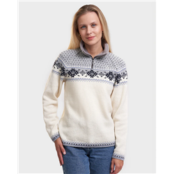 Halliste women´s zipper neck sweater