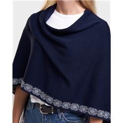 Vilo multi-wear jacquard knit poncho