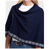 Vilo multi-wear jacquard knit poncho