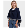 Vilo multi-wear jacquard knit poncho