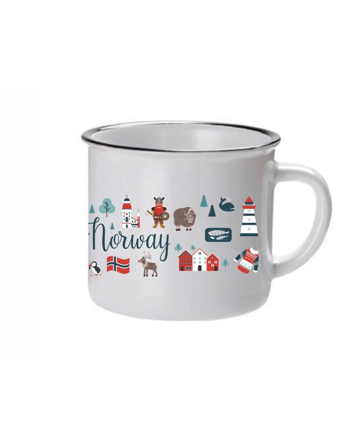 Smaltovaný hrnček - Vianoce