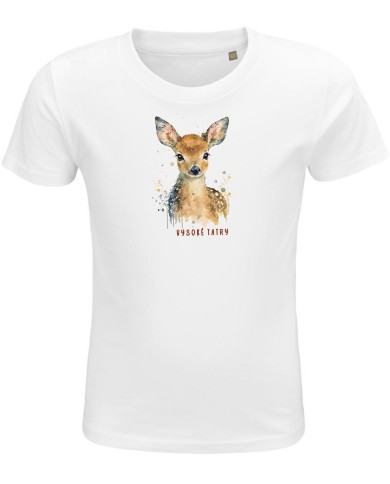 Detské bavlnené tričko - Laňka Detské bavlnené tričko - Laňka