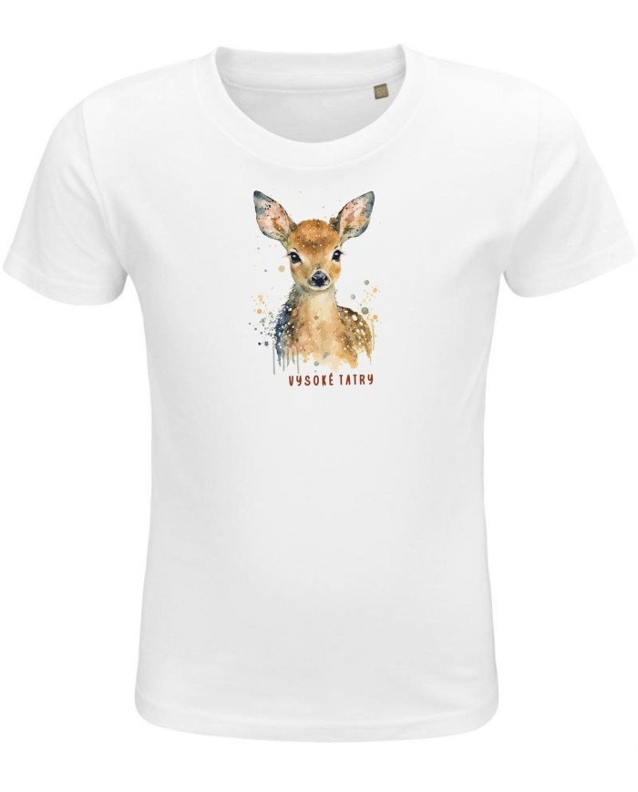 Detské bavlnené tričko - Laňka