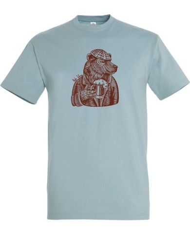 Pánske bavlnené tričko - Medveď Pánske bavlnené tričko - Medveď