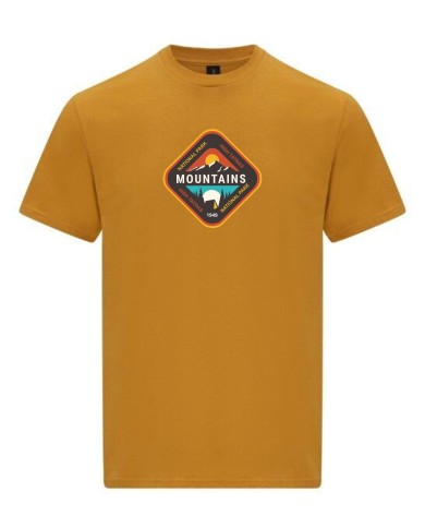 Pánske bavlnené tričko - Mountains kosoštvorec Pánske bavlnené tričko - Mountains kosoštvorec