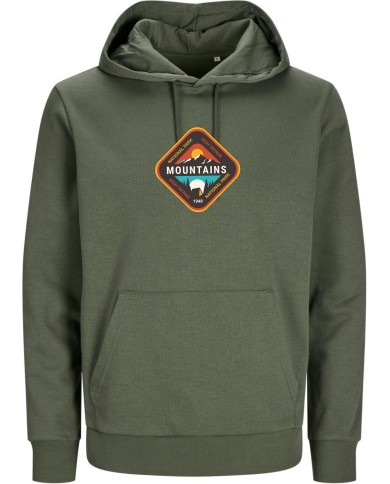 Pánska mikina s kapucňou - Kosoštvorec Pánska mikina s kapucňou - Kosoštvorec