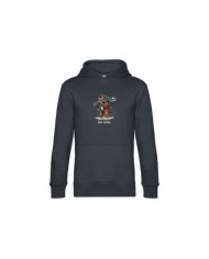 Pánska mikina s kapucňou - Lyžiar