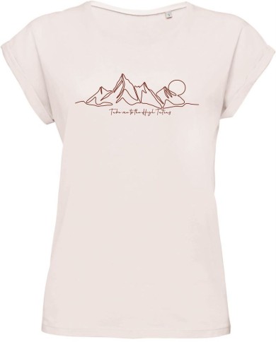 Dámske bavlnené tričko - Línia hôr Dámske bavlnené tričko - Línia hôr