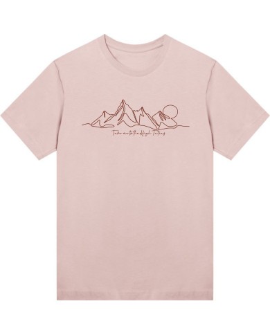 Dámske bavlnené tričko - Línia hôr Dámske bavlnené tričko - Línia hôr