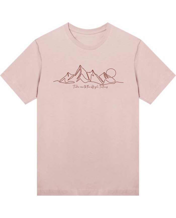 Dámske bavlnené tričko - Línia hôr