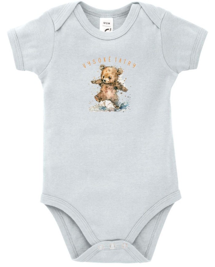 Detské bavlnené body - Macko