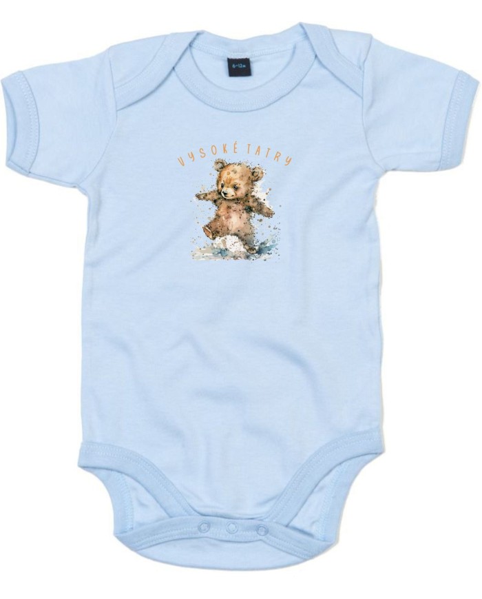 Detské bavlnené body - Macko