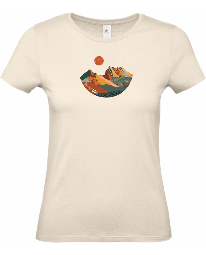 Dámske bavlnené tričko - Hory