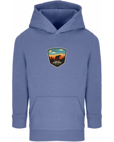 Chlapčenská mikina s kapucňou - Národný park medveď Chlapčenská mikina s kapucňou - Národný park medveď