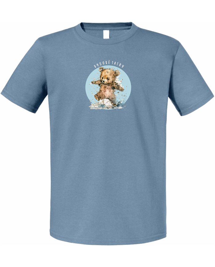 Detské bavlnené tričko - Macko