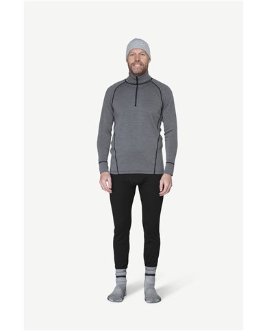 DUO ACTIVE MERINO 205 Z.NECK MAN