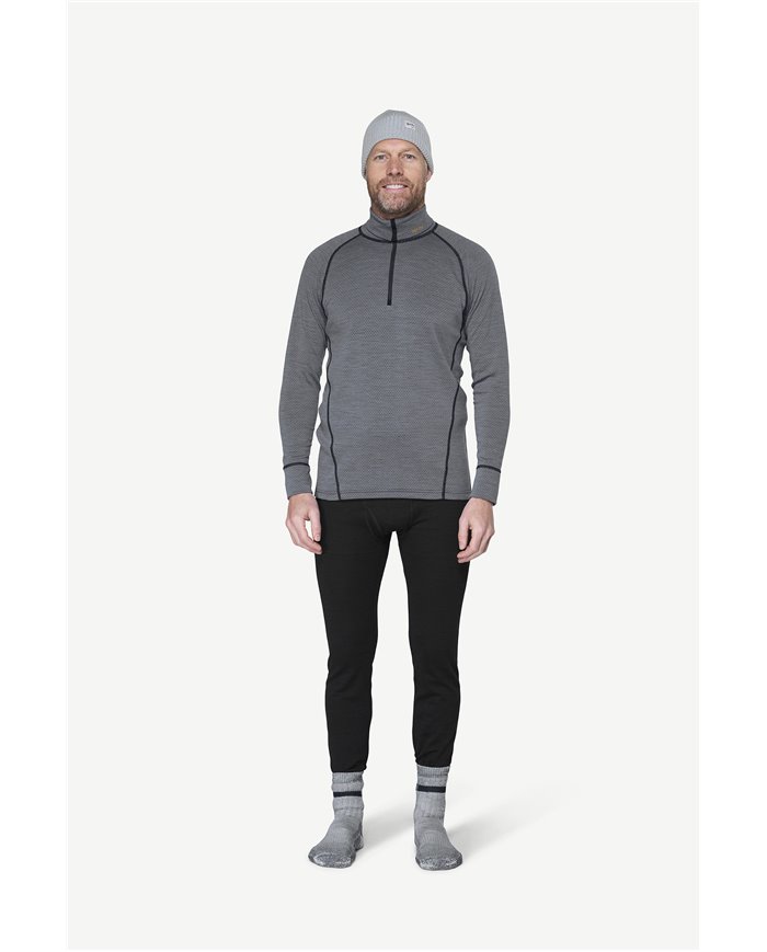 DUO ACTIVE MERINO 205 Z.NECK MAN