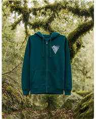 TATLAND MEN’S ZIP-UP HOODIE - MOUNTAINS