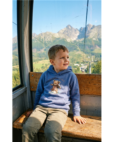 TATLAND CHLAPECKÁ MIKINA S KAPUCÍ - MEDVÍDEK