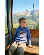 TATLAND CHLAPECKÁ MIKINA S KAPUCÍ - MEDVÍDEK