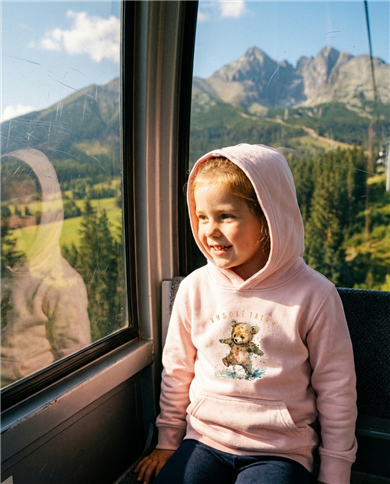 TATLAND DÍVČÍ MIKINA MEDVÍDEK