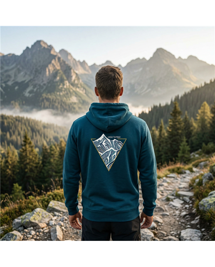 TATLAND MEN’S ZIP-UP HOODIE - MOUNTAINS