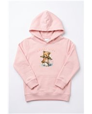 TATLAND GIRL'S HOODIE TEDDY BEAR