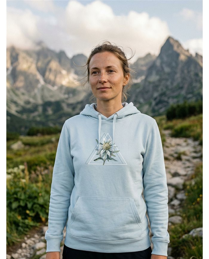 TATLAND WOMEN'S HOODIE EDELWISS