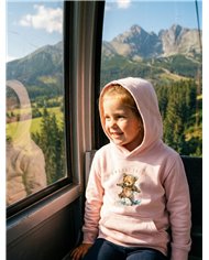 TATLAND GIRL'S HOODIE TEDDY BEAR