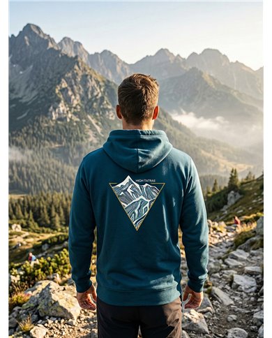 TATLAND MEN’S ZIP-UP HOODIE - MOUNTAINS