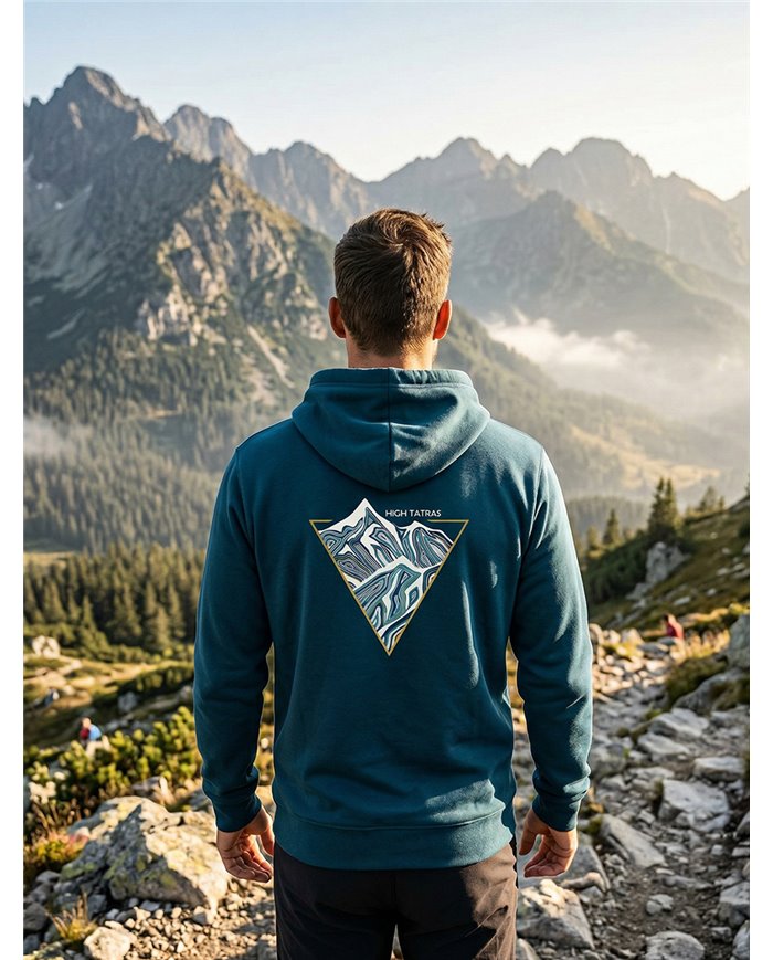 TATLAND MEN’S ZIP-UP HOODIE - MOUNTAINS