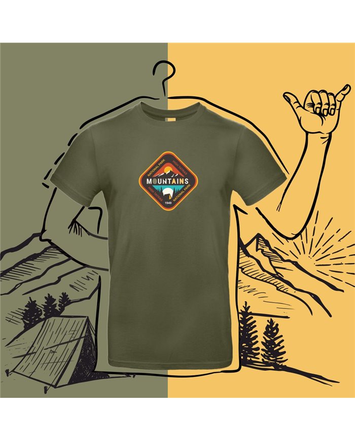 TATLAND MEN'S T-SHIRT MOUNTAINS