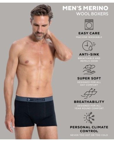 THERMOWAVE LIFE MERINO M´S BOXERS