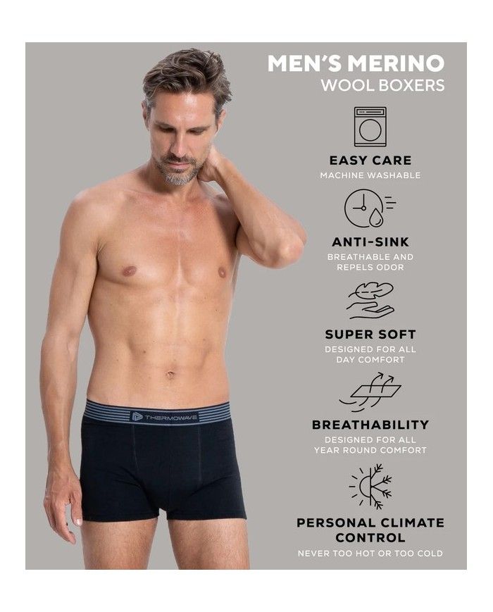 THERMOWAVE LIFE PÁNSKÉ MERINO BOXERKY