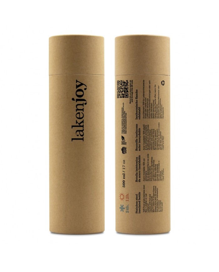 St.steel LakenJoy Thermo Bottle 0,5 L.  black