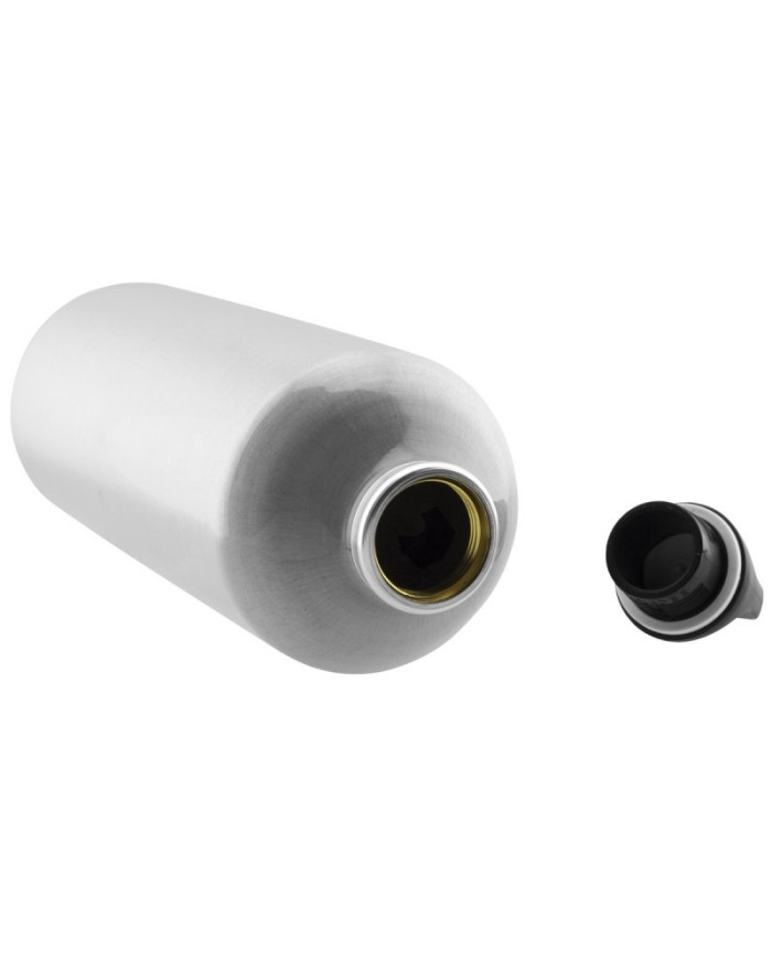 Alu. Láhev Futura 1 l - růžový uzávěr - zelená Bot.