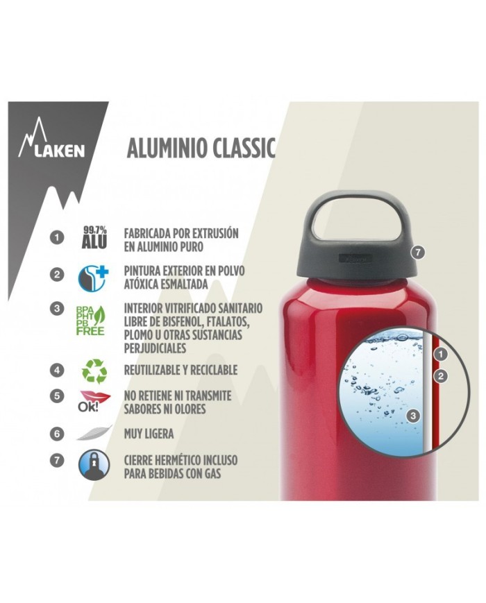 LAKEN CLASSIC | ALUMINIUM BOTTLE | 600ML 
