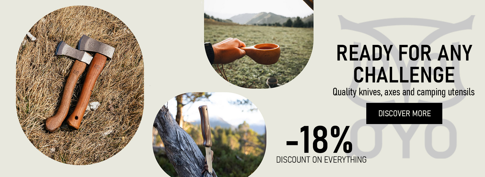 OYO - knives, axes and camping utensils